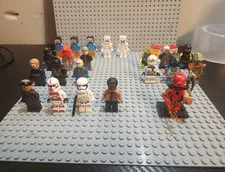 LEGO Minecraft Minifigure Lot. Starwars, Marvel,  Ninjago,  Minecraft and Others
