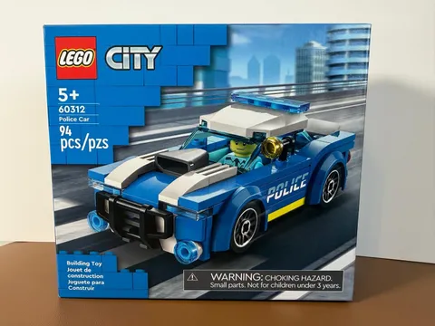 LEGO City Police Car Set 60312 94 Pieces Building Toy