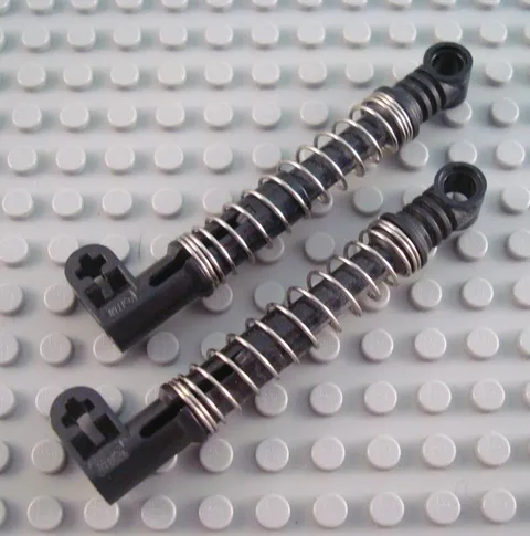 LEGO Black 9.5L Technic Shock Absorber Springs