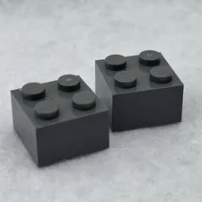 LEGO 3003 Dark Bluish Gray Brick 2 x 2 (x2)