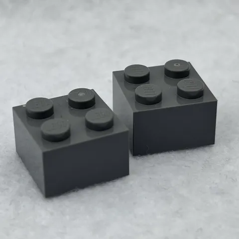LEGO 3003 Dark Bluish Gray Brick 2 x 2 (x2)