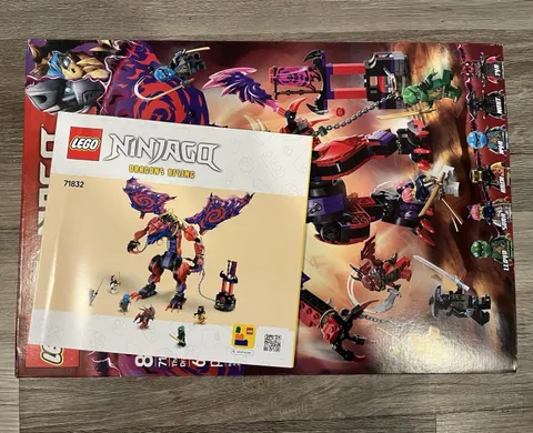 LEGO NINJAGO Dragons Rising 71832 Thunderfang Dragon of Chaos 668pc 8+ Box
