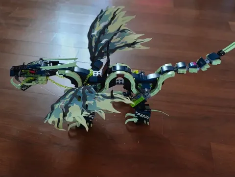 LEGO NINJAGO: Attack of the Morro Dragon (70736) — Dragon Only