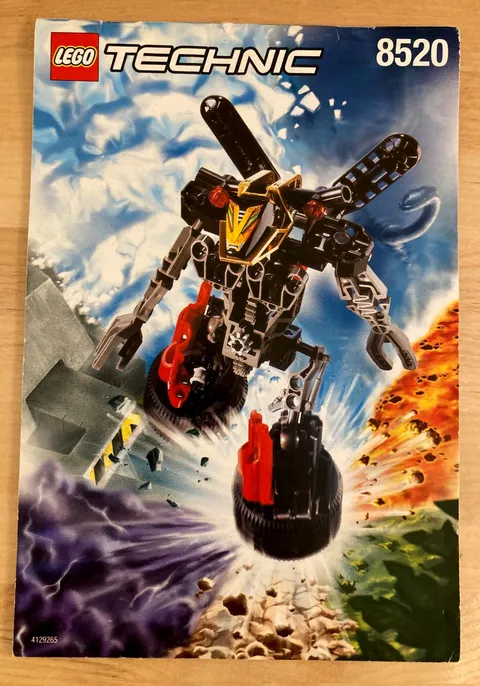 LEGO® Technic 8520 Millennia Throwbot Instruction Manual Only