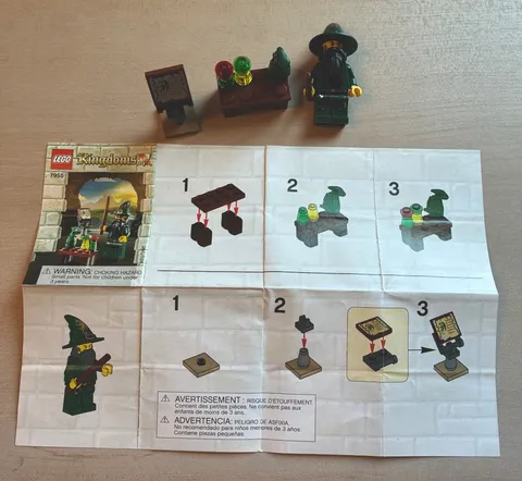 LEGO Kingdoms Castle Wizard Set 7955 100% Complete w/Instructions