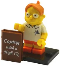 LEGO Martin Prince, The Simpsons, Series 2 (Complete Set with Stand an colsim2-8