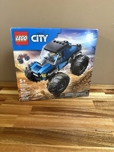 LEGO® City Great Vehicles Blue Monster Truck Set 60402 Ages 5+ (148pcs) Sealed