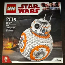 LEGO Star Wars 75187 BB-8 Complete Set 1106 pcs Boxed (Disney)