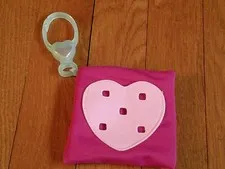Pink Pouch The Lego Group 2004 Clip Small Purse Heart