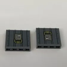 Lego 60581 Dark Gray Replacement Parts Pieces Lot of 2