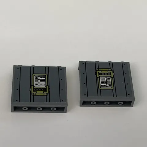 Lego 60581 Dark Gray Replacement Parts Pieces Lot of 2