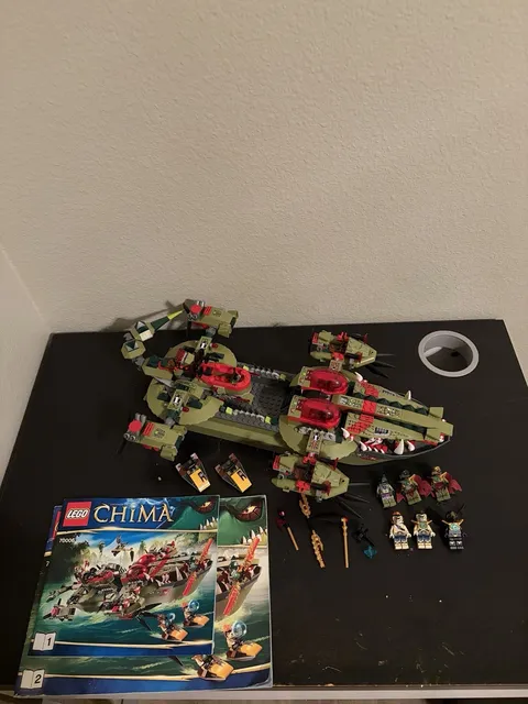 LEGO Legends of CHIMA cragger’s command ship set lot 70001, 70006, 70013, 70100