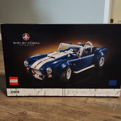 LEGO Icons Vehicles Shelby Cobra 427 S/C 10357 Building Set, 1241 pcs 18+