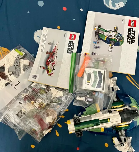 LEGO Star Wars Episode II Bundle 75333 & 75433 Obi-Wan & Jango Fett