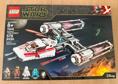 Lego Star Wars: Resistance Y-Wing Starfighter - Set 75249 - Brand New