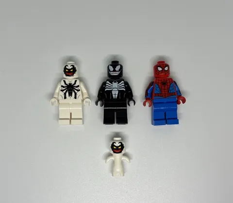 Rare Spider-Man Lego Minifigures *PERFECT CONDITION* 4pc Only Spider-Man Lot