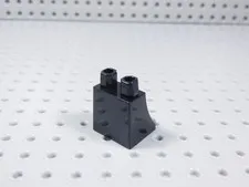 LEGO Black Plain Dress Skirt Legs Minifig AZ
