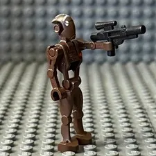 MISPRINT Lego Star Wars Commando Droid Captain Minifig sw0448 (Set 75002) w/ Gun