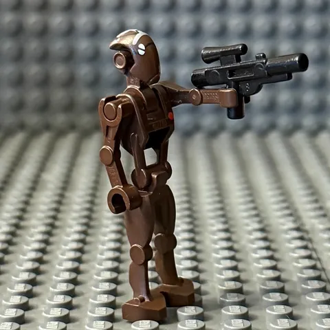 MISPRINT Lego Star Wars Commando Droid Captain Minifig sw0448 (Set 75002) w/ Gun
