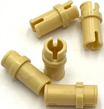 Lego 5 New Tan Technic Pins 3/4 Parts