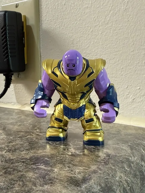 Lego Custom Thanos Marvel Big Fig Minifigure Rare Super Heroes
