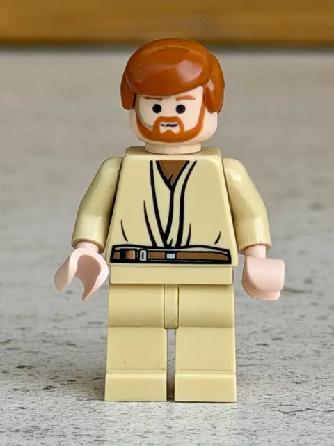 LEGO Star Wars Obi-Wan Kenobi Minifigure 7661 sw0162 - Damaged Torso / Legs
