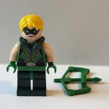 Lego Green Arrow Mini-figure - Lego Dc Superheroes Line