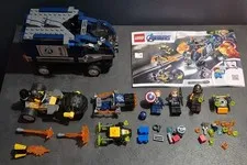 Lego 76143 Avengers Truck Take Down W/ Instructions-READ*