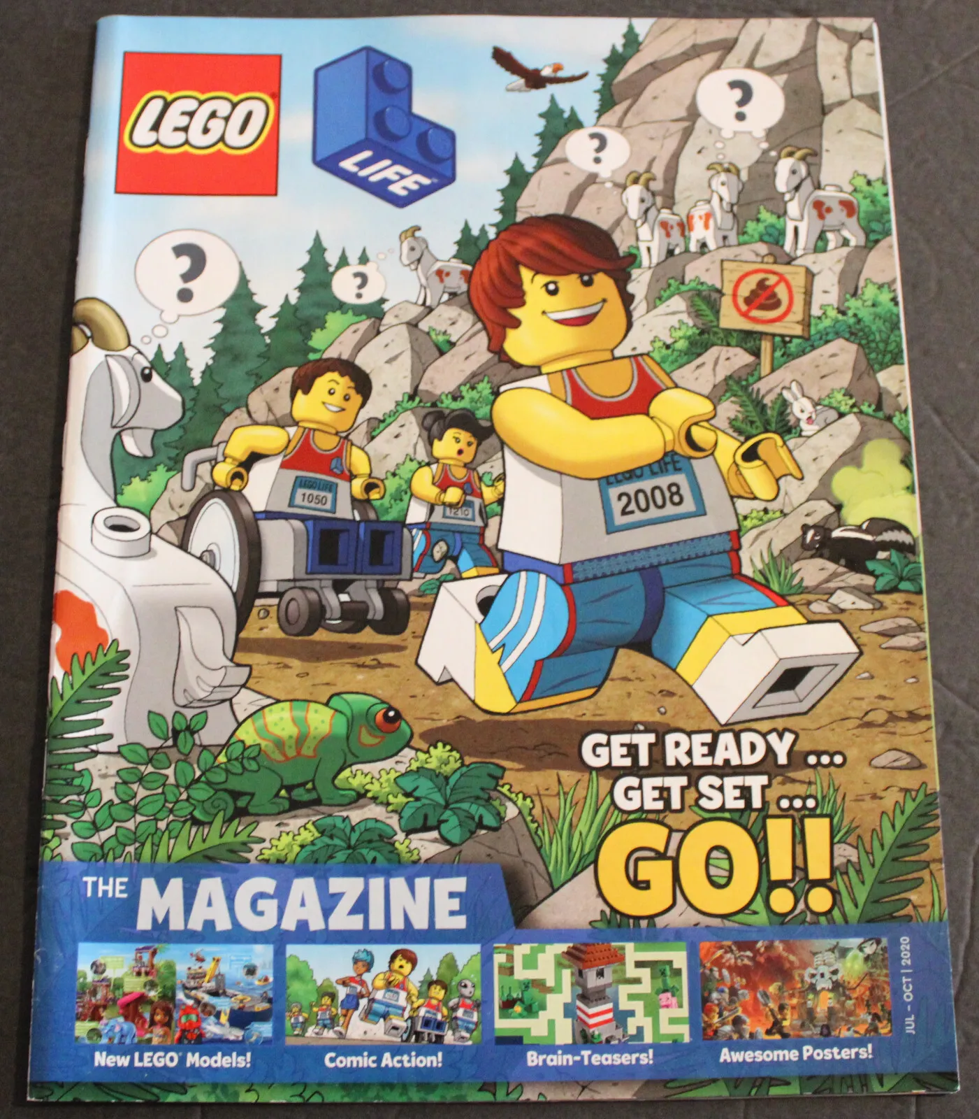 Vintage LEGO LIFE MAGAZINE JUL-OCT 2020 NINJAGO CENTERFOLD E2