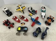 Lego Sets Lot Of Miscellaneous Incomplete Boats Cars Planes