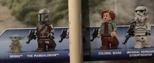 Lego Star Wars Mandalorian / Grogu / Colonel Ward minifigures 75447 Razor Crest