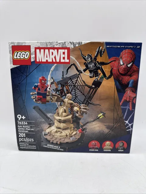 LEGO® Marvel Epic Battle: Spider-Man vs. Sandman Building Toy 76334, 201 Pieces