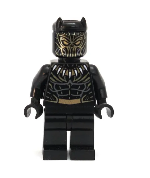 LEGO Black Panther Erik Killmonger set #sh0477 Excellent Condition