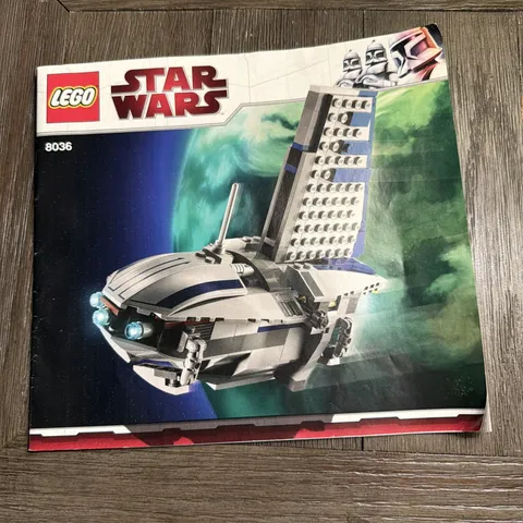 Lego Star Wars Separatist Shuttle Instruction Book Manual ONLY #8036