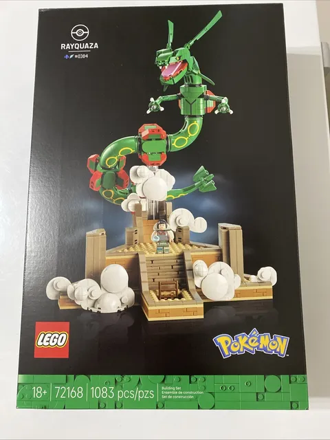 LEGO® Pokémon™ Rayquaza (72168) Pokèmon Center Ships Same Business Day - In Hand