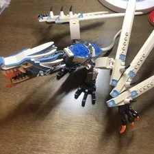 Lego Ninjago 2260 Ice Dragon Attack no figs ONLY DRAGON SEE PICTURES