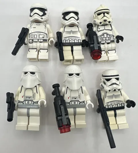 Lego Star Wars Storm Trooper Lot Pilot Snowtrooper Minifigure