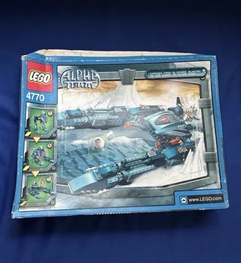 LEGO Alpha Team 4770 Blizzard Blaster Mission Deep Freeze 249pcs 2004 Box NEW