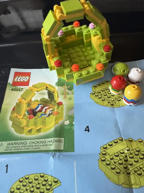 Lego Set 40017 Easter Basket with Eggs Complete, Retired