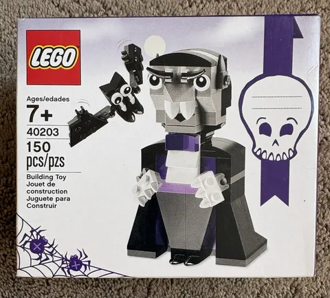Lego Halloween 40203 Vampire and Bat - Complete w/Box & Instructions