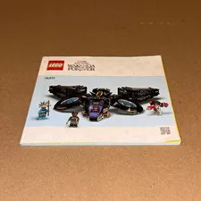 LEGO Marvel 76214 Black Panther War on the Water Illustrated Manual Booklet