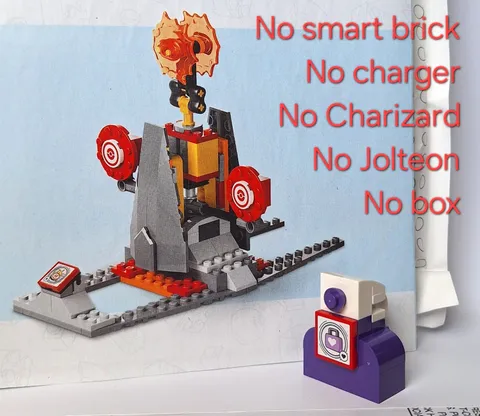 LEGO Pokemon 72167 Smart tags & their builds ONLY from Charizard vs. Jolteon set