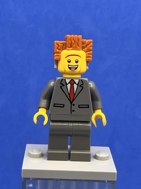 President Business (Smiling, Raised Eyebrows) tlm095 - The LEGO Movie Minifigure