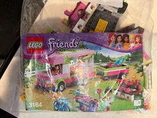 LEGO Friends 3184 Adventure Camper w/ Instructions Retired Camping RV Camper Van