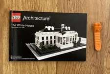 Lego Architecture White House 21006 Instruction Manual w/ Free Brick Separator
