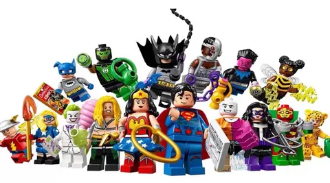 LEGO 71026 DC Super Heroes Complete Set of 16 Minifigures Inner Bag Sealed/New