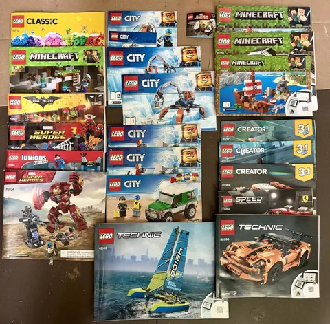 LEGO Instruction Booklets Pack of 23; Various Collections