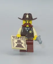 LEGO Sheriff gun wanted poster minifigure CMF collectible series 13