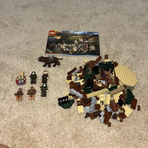 Lego Lord of the Rings The Hobbit Mirkwood Elf Army 79012 Figs & Manual