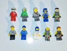 Lot 3. Lego Minifigure Assortment x 10p. Excellent Used Cond. Altered From Orig.